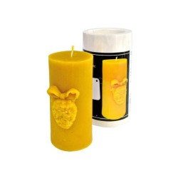 Moldes Molde vela - Cilindro con Piña Molde de silicona para elaborar las velas de cera de abeja
Forma  -  Cilindro con Piña
A