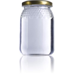 Botes Botes de  cristal celdilla 1/2 kg,  PALÉ 2097 uds Envase de cristal con celdilla. 
Capacidad: 385 ml / 0,5kg de miel
Pes