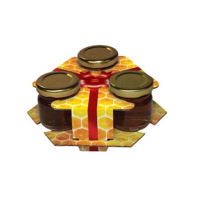 Cajas de cartón Caja decorativa para 3 botes de 50g - 10 unidades Caja decorativa para 3 frascos de 50g
Fabricada en carton, co