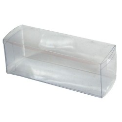 Cajas de cartón Caja transparente para 3 botes de 50g (35ml), (10 unidades) Cajas de plástico transparente para botes de miel de