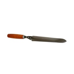 Desoperculado Cuchillo liso para desopercular 18cm Cuchillo liso para desoperculado en acero inoxidable y con mango de madera.
