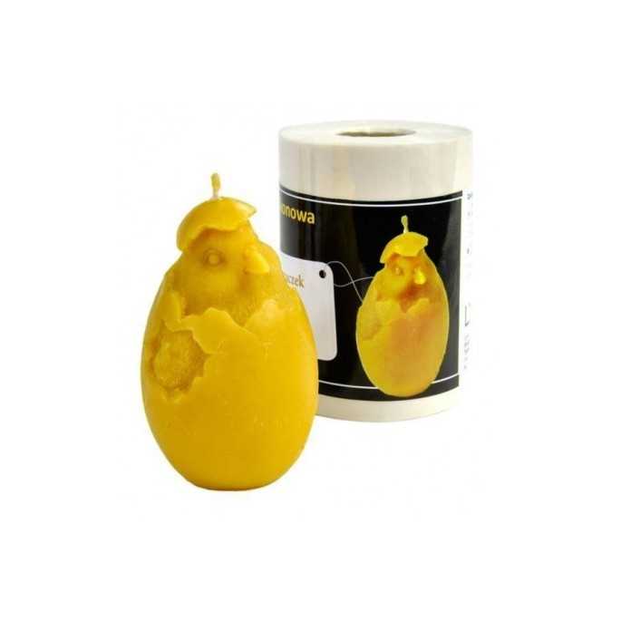 Moldes Molde Pollito en huevo Molde de silicona para elaborar las velas de cera de abeja
Huevo pollito en huevo
Altura 95 mm
