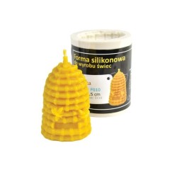 Moldes Molde vela - Colmena con abejas (75mm) Molde de silicona
Ideal para elaborar las velas de cera de abejas
Altura 7,5 cm