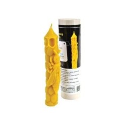 Moldes Molde cilindro con abeja grande -155mm Molde de silicona
Ideal para elaborar las velas de cera de abejas
Altura 15,5 cm