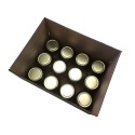 Cajas de cartón Caja de cartón botes de 1kg (Pack 30 uds) Cajas para almacenar los botes de miel de 1kg o cualquier bote de apro