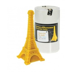 Moldes Molde vela Torre Eiffel Molde de silicona para velas de cera.
Forma  -  torre eiffel
Altura aprox.  115mm
Mecha recome