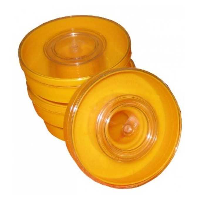 Alimentadores Alimentador amarillo, redondo 1KG 

Alimentador redondo fabricado en plástico con capacidad para 1kg de alimento