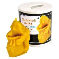 Moldes Molde vela - Oso con tarro de miel 


Molde de silicona para elaborar velas de cera
Forma  -  oso abrazando un barril