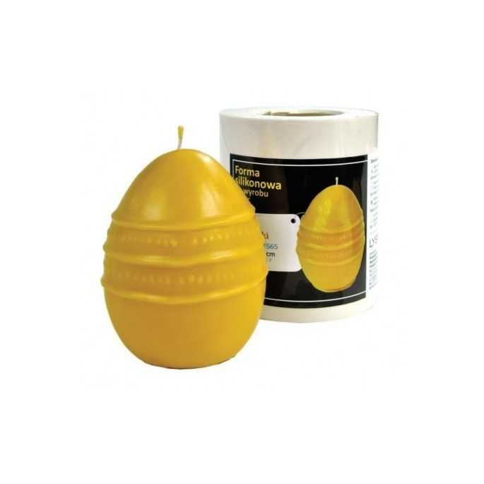 Moldes Molde vela - Huevo con cenefa (55MM) Molde de silicona para elaborar las velas de cera de abeja
Huevo con cenefa
Altura