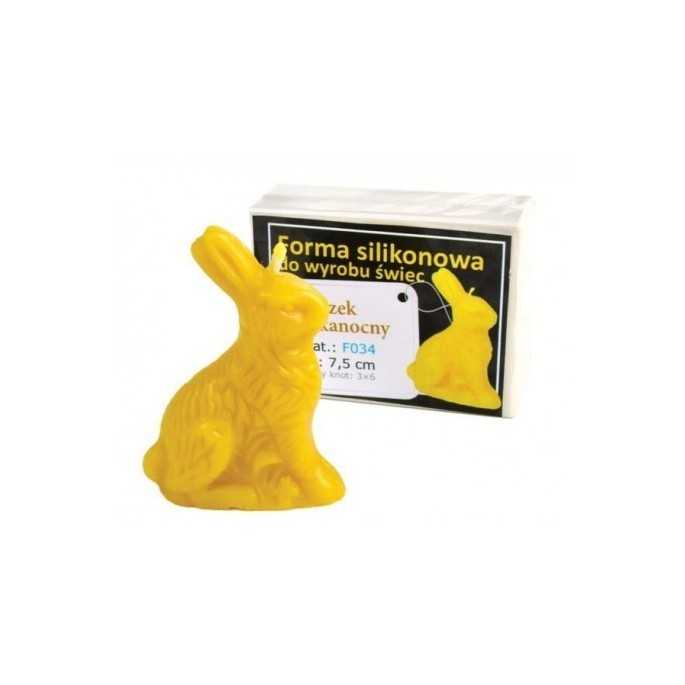Moldes Molde vela - Conejo de Pascua 
Molde de silicona para elaborar las velas de cera de abeja
Forma  - Conejo de Pascua
Al