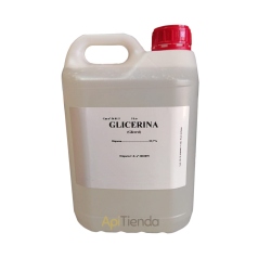 Sanidad Glicerina Liquida Vegetal 99,7%  Garrafa de 5L Vaselina liquida, ideal para uso apícola para realizar mezclas de los tra