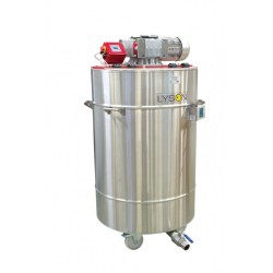 Mezcladores de miel Mezclador-homogenizador de miel calefactado 600L, 380V Mezclador-homogenizador de miel con termostato automá