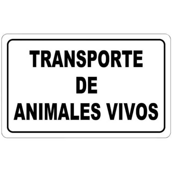 Otro material apícola Cartel Transporte de Animales Vivos - Imantado Cartel imantado
Ideal para vehículos. Es muy cómodo para  