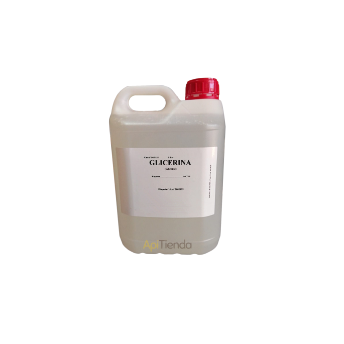 Sanidad Glicerina Líquida Vegetal 99,7% Garrafa 25l Glicerina liquida, ideal para uso apícola para realizar mezclas de los trata