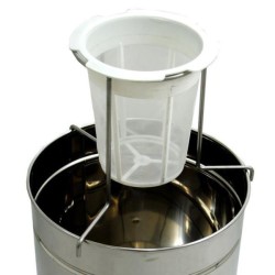 Filtros para miel Soporte para filtro nylon Soporte para filtro de nylon de diámetro 19 cm
Fabricado en acero inoxidable
Ideal