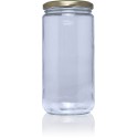 Envases Palé de botes de cristal 1kg (Palé 1176und) modelo V-720 (tipo tubo alto liso) SIN tapa Este frasco de vidrio de 720 ml 