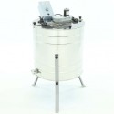 Extractores Extractor 4 cuadros UNIVERSAL tangencial MINIMA|Grifo acero inox 220V/12V 
Un extractor de miel eléctrico de 4 cuad