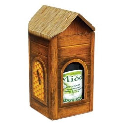 Envases Caja decorativa + un bote de 500ml, 1 ud ¡Un envase atractivo aumentará las ventas de miel!
Una caja sin la palabra "mi