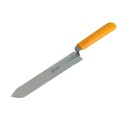 Material  Cuchillo inox doble sierra 280 mm Cuchillo JERO fabricado en acero inoxidable con mango de plastico longitud de 28 cm.