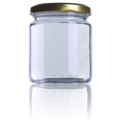Botes Bote de  cristal 1/4kg, con tapa 36 und Envase de cristal de 212ml, tapa incluida
Capacidad: 212 ml / 250 gr de miel
Diá