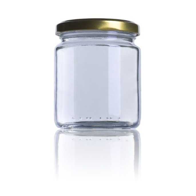 Botes Bote de  cristal 1/4kg, con tapa 24 und Envase de cristal de 212ml, tapa incluida
Capacidad: 212 ml / 250 gr de miel
Diá