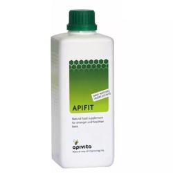 Sanidad Apifit 1000 ml Apifit es un suplemento natural para las abejas con ingredientes naturales. Se utiliza como suplemento di