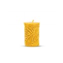 Moldes Molde vela - Cilindro hojas tropicales Molde de silicona para elaborar las velas de cera de abeja
Peso de la silicona: 0