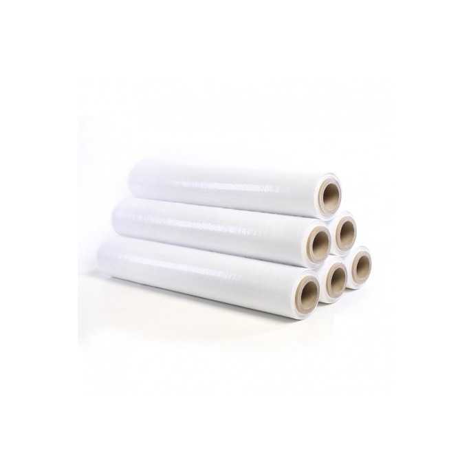 Material  Film estirable para uso manual - blanco Agrupa y protege tus productos de la suciedad, el polvo y la humedad, mantenié