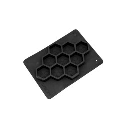 Moldes Molde exagonal para 9 jabones -  estampado Bee Ventajas del producto:
Los moldes pueden utilizarse muchas veces
No es n