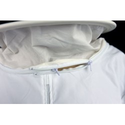 Vestuario Bluson apicultor nylon careta redonda Camisa (blusón) de apicultor con cremallera y careta redonda desmontable para fa