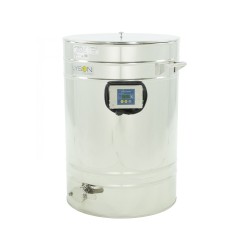 Maduradores y cubos  Madurador calefactable 150L (205 kg) 
Si usted no usa madurador, tras envasar y reposar un poco la miel pu