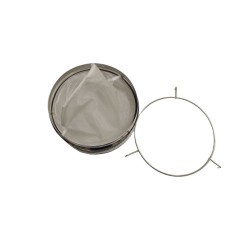 Material  Filtro inox 30 cm con filtro nylon (maduradores 50-100 L) 