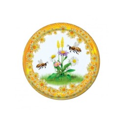 Tapas Tapa bote TO82 - Dibujo Margaritas y Abejas Tapa de bote con el dibujo de dos abejas sobre unas margaritas.
Ideal para da