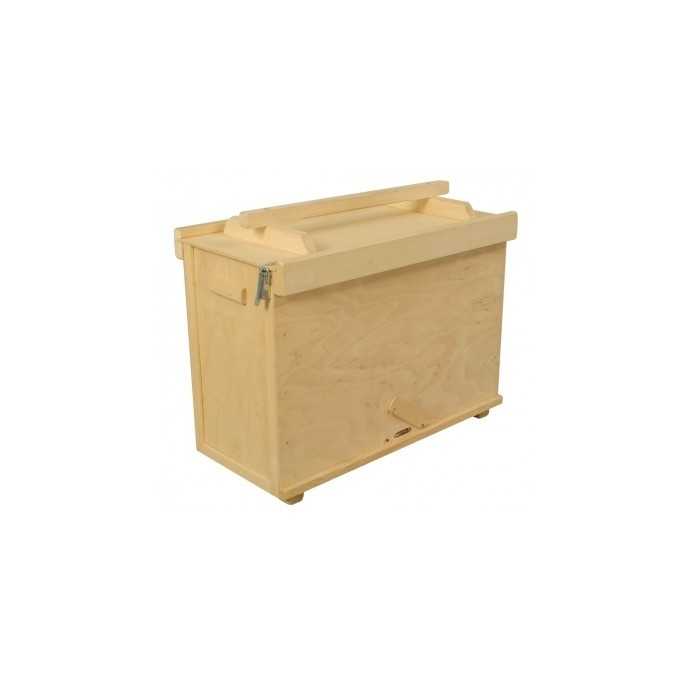 Espátulas, cepillos y levantacuadros Porta cuadros de madera - Dadant Portador muy sólido para cuadros Dadant.
Una cómoda caja 