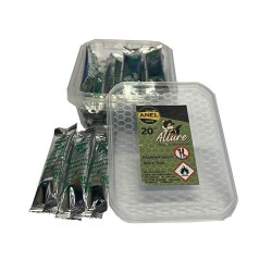 Sanidad ALLURE - Atrayente Cazaenjambres - caja 20 und - sobres de gel Bolsitas monodisis compuestas de gel con atrayente a base