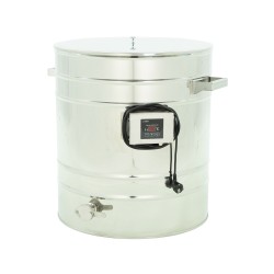 Maduradores y cubos  Madurador calefactable 100L (133kg) 
Si usted no usa madurador, tras envasar y reposar un poco la miel pue