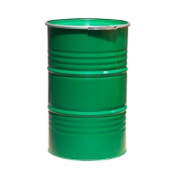 Maquinaria Bidón de metal 230L (300kg de miel) - Verde Bidon para almacenaje de miel con capacidad de 230 litros (aprox  300kg d