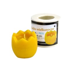 Moldes Molde vela - Huevo roto Molde de silicona para elaborar las velas de cera de abeja
Forma de huevo
Altura 40mm
38g de c