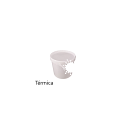 Pintura acrílica térmica 5KG - Blanco
