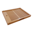 Fondo sanitario de plástico totalmente ventilado