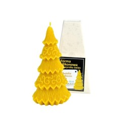 Moldes Molde vela - Arbol de Navidad (145 mm) Molde de silicona para elaborar las velas de cera de abeja
Arbol de Navidad, pequ