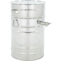 Madurador inoxidable 100l con asas, grifo y filtro cónico | Apitienda