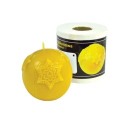 Moldes Molde vela - Bola estrella navideña Molde de silicona para elaborar las velas de cera de abeja
Bola Navideña
Altura 70 